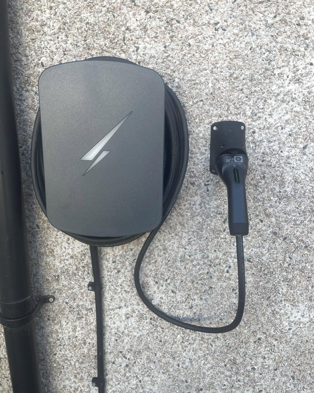 Hypervolt EV charger installed by Gault Electrical Solutions in Central Scotland