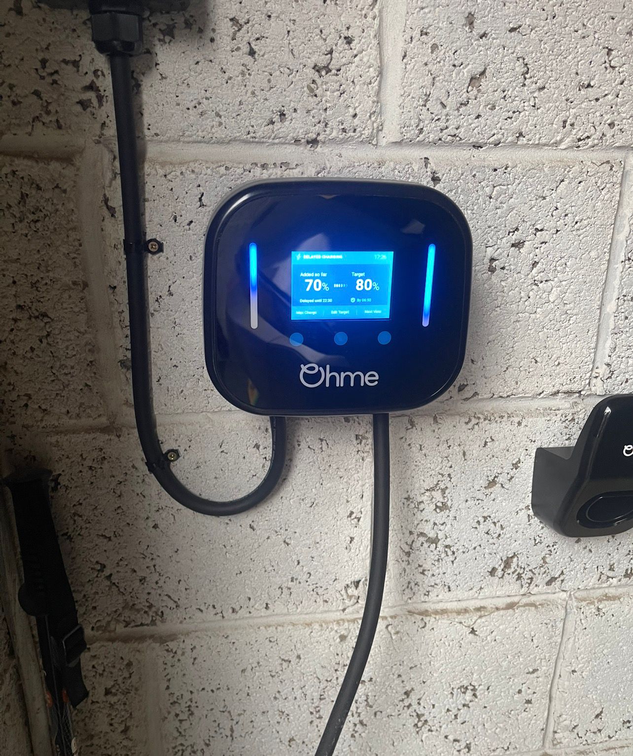 Ohme EV charger installed by Gault Electrical Solutions